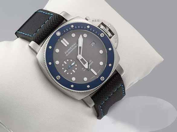  Panerai Submersible 42mm Pam00959 2020 Edelstahl Automatik Wempe-service: 2025 