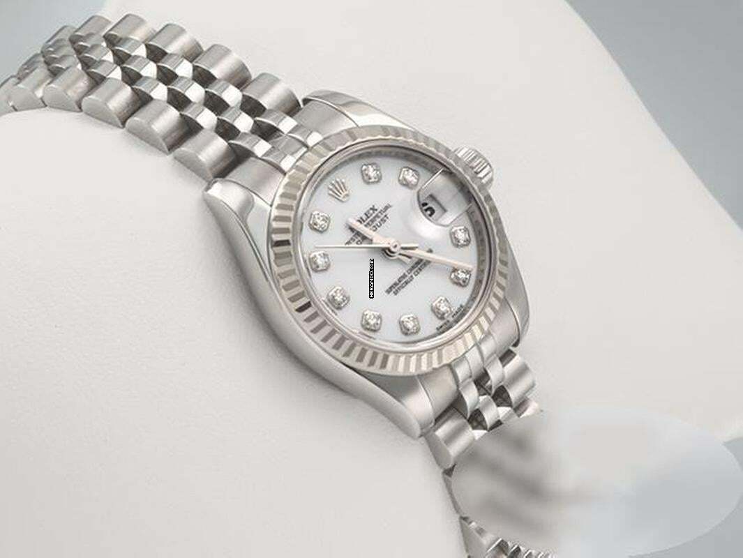 Thumbnail von Rolex Lady-Datejust Stahl Weissgold 750 179174 2015 Diamanten Automatik Stainless Steel 18kt White Gold Jubilé-band Chronometer Oyster