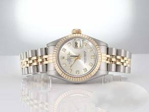 Thumbnail von Rolex Lady-Datejust Edelstahl Gelbgold 750 Diamanten Automatik Gold Stahl Stainless Steel 18kt Yellow Gold Jubilé-band Chronometer Oyster