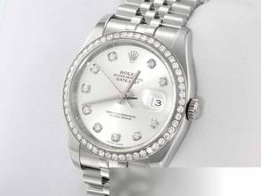 Thumbnail von Rolex Datejust 36 36mm 116244 2015 Stahl Weissgold 750 Diamanten Automatik Stainless Steel 18kt White Gold Jubilé-band Chronometer Oyster