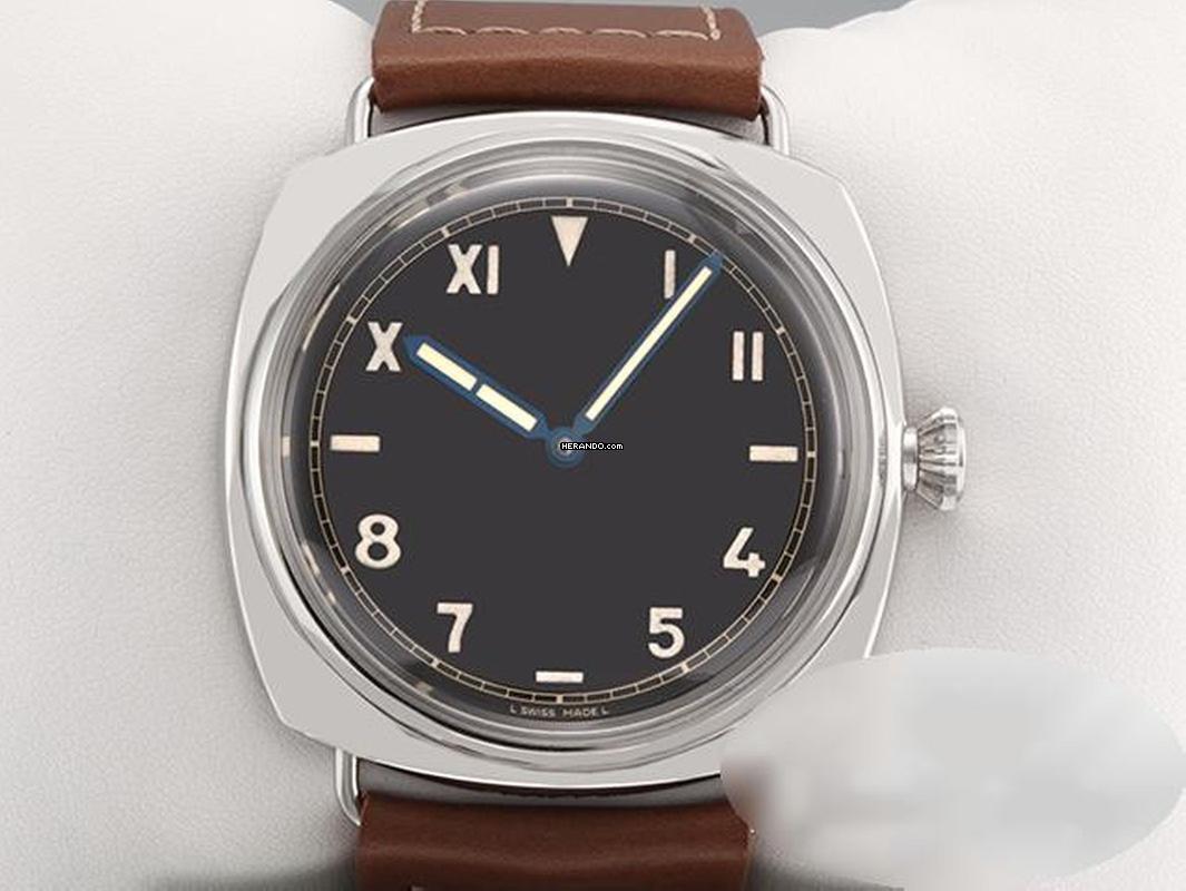 Thumbnail von Panerai Radiomir 1936 California Brevettato 47 Mm Pam00249 Edelstahl Handaufzug Steel Black Dial