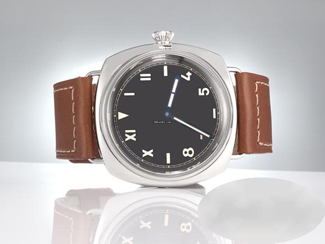 Thumbnail von Panerai Radiomir 1936 California Brevettato 47 Mm Pam00249 Edelstahl Handaufzug Steel Black Dial