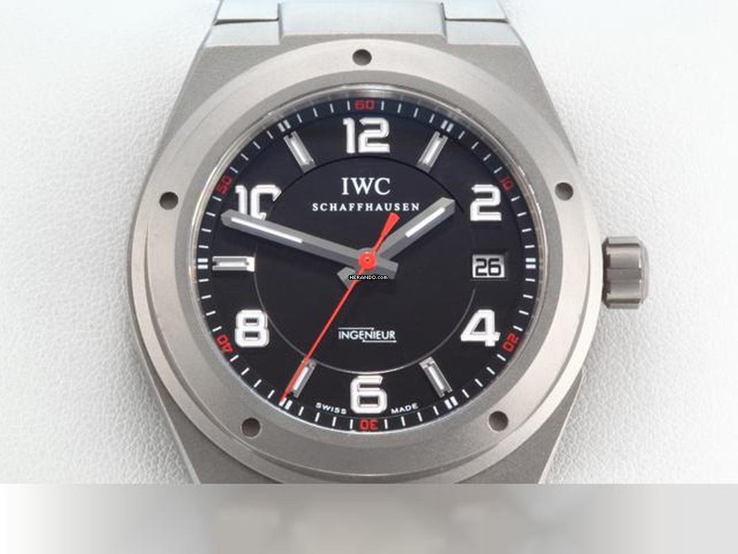  IWC Ingenieur AMG 42mm Titian 2007 Iw322702 Automatik Titanium Herren Black Dial 