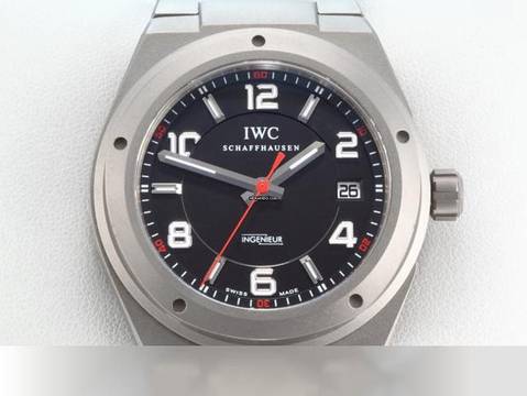  IWC Ingenieur AMG 42mm Titian 2007 Iw322702 Automatik Titanium Herren Black Dial 
