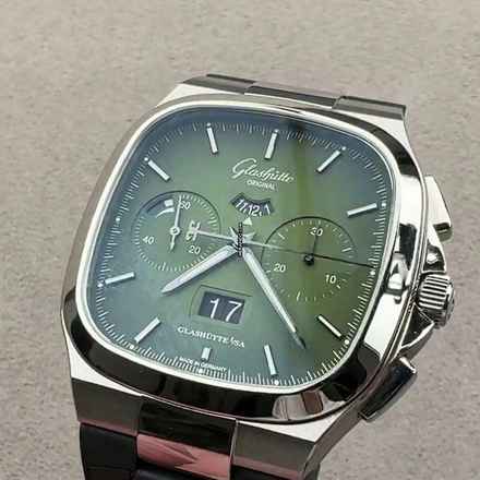  Glashütte Original Seventies Chronograph Panoramadatum NEW FULL SET 