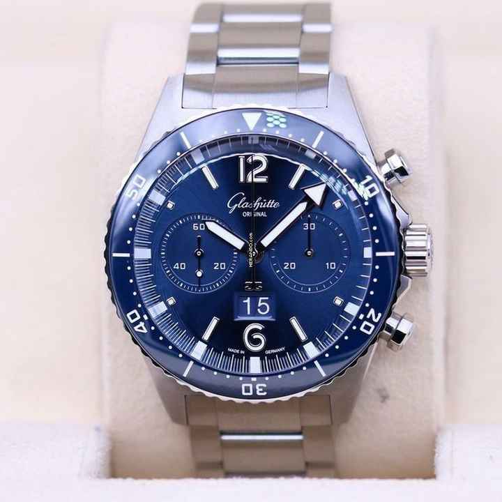  Glashütte Original SeaQ Chronograph NEW FULL SET 