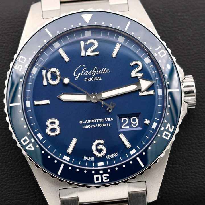  Glashütte Original SeaQ Panoramadatum Panorama Date NEW FULL SET 