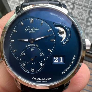  Glashütte Original PanoMaticLunar NEW FULL SET 