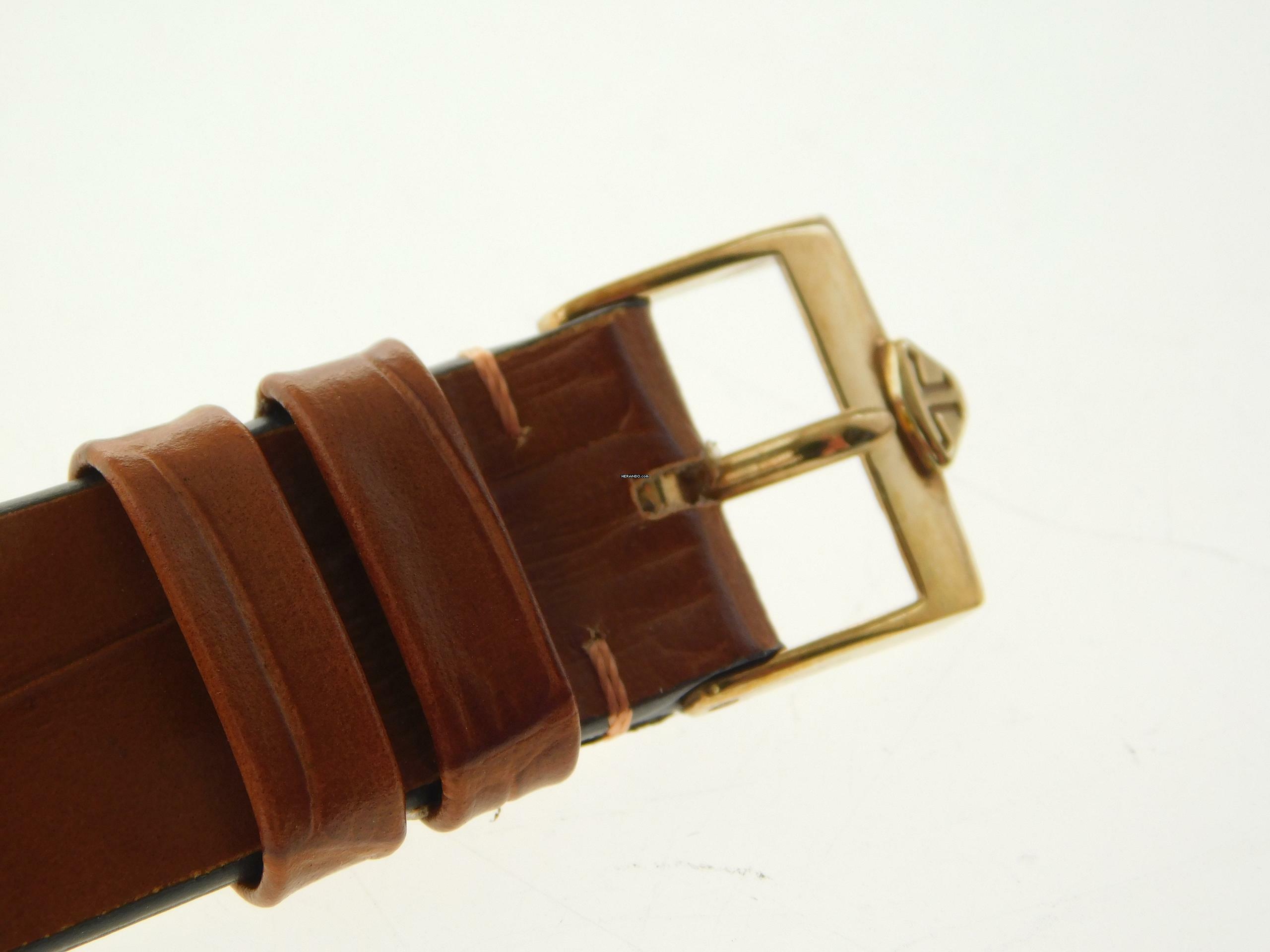 Thumbnail von Jaeger-LeCoultre 18 Karat Gelbgold Herrenuhr mit Calendar und Mondphase Rarität Herrengröße 24,5 x 38,5 mm