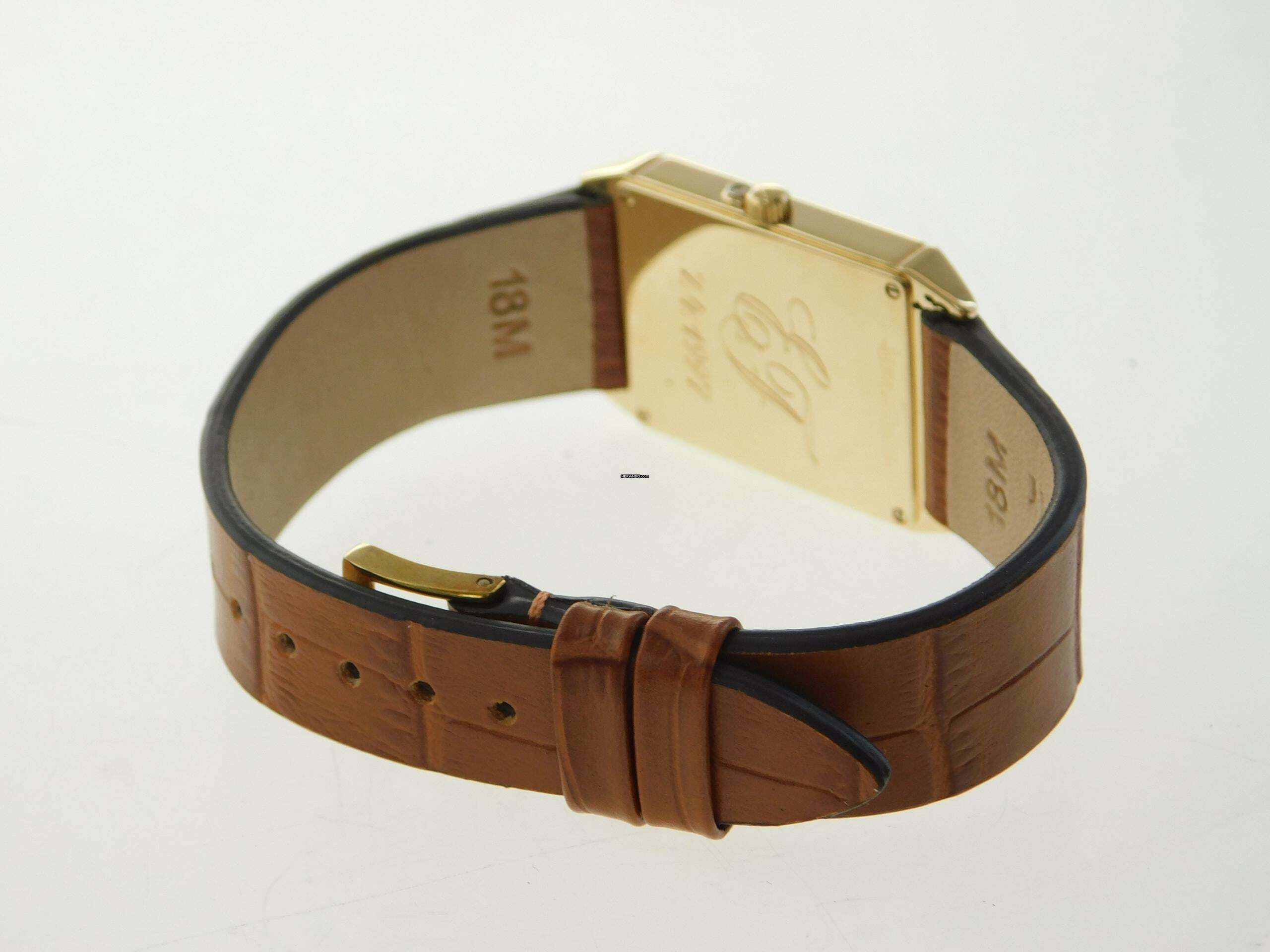 Thumbnail von Jaeger-LeCoultre 18 Karat Gelbgold Herrenuhr mit Calendar und Mondphase Rarität Herrengröße 24,5 x 38,5 mm