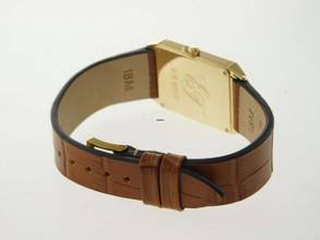 Thumbnail von Jaeger-LeCoultre 18 Karat Gelbgold Herrenuhr mit Calendar und Mondphase Rarität Herrengröße 24,5 x 38,5 mm