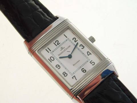 Jaeger-LeCoultre Reverso Classique Classic im sehr guten Zustand mit neuem schwarzem Krokoband Classic Modell 23 x 38 mm 