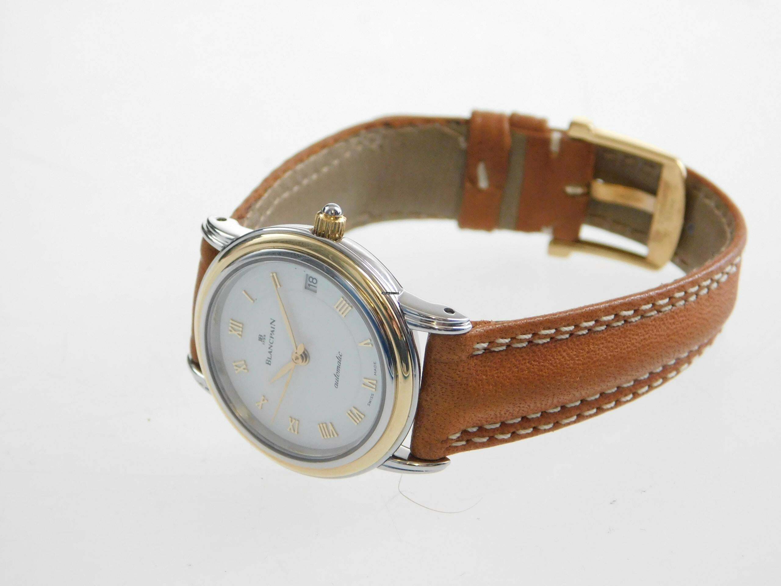 Thumbnail von Blancpain Villeret 18 Kt / Edelstahl Villeret Automatik 26mm Damenuhr im Best Zustand