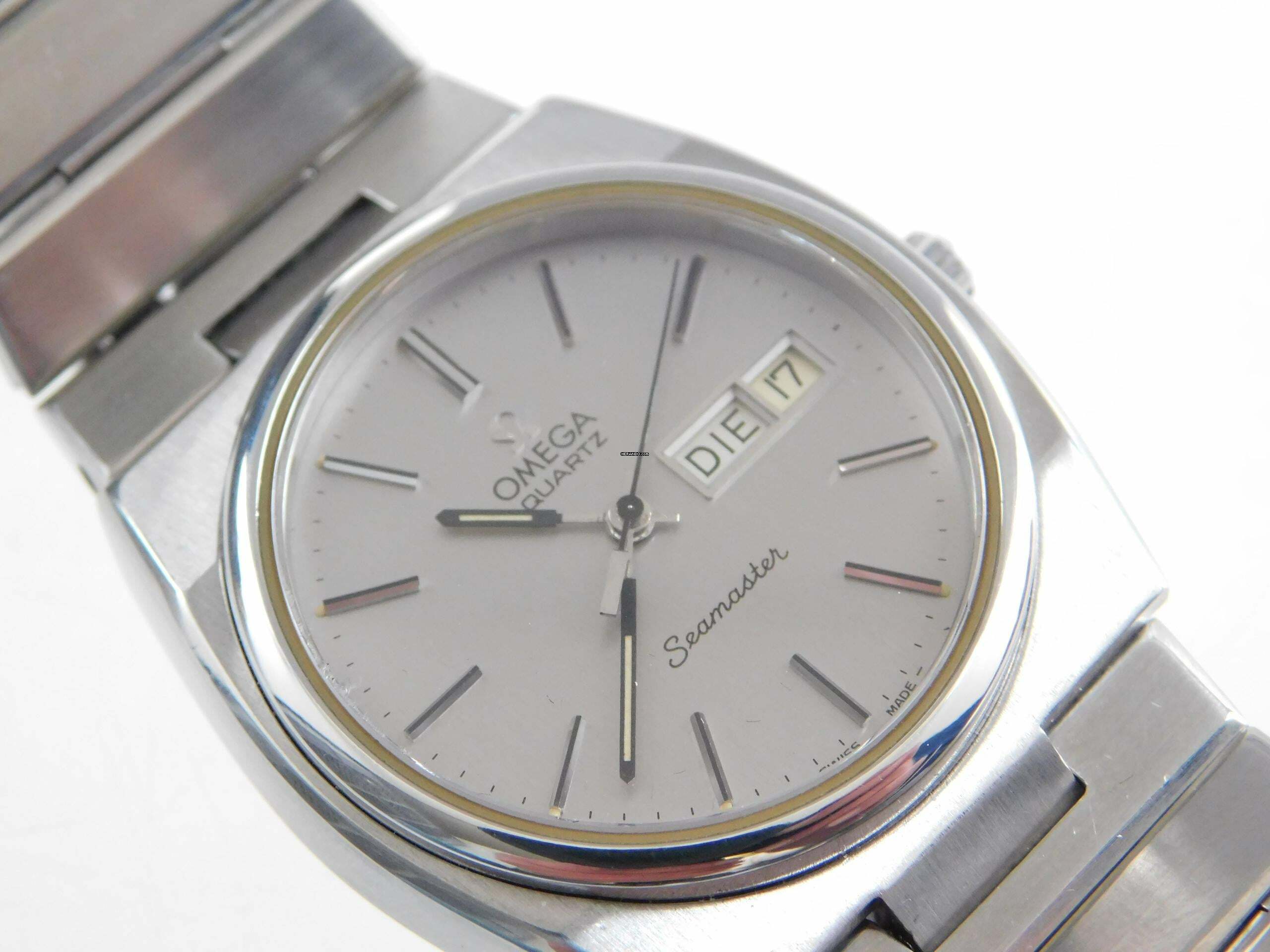 Thumbnail von Omega Seamaster Day Date 196.0089 Vintage mit original Stahlband seltene Seamaster mit dem original Stahlband volle Länge