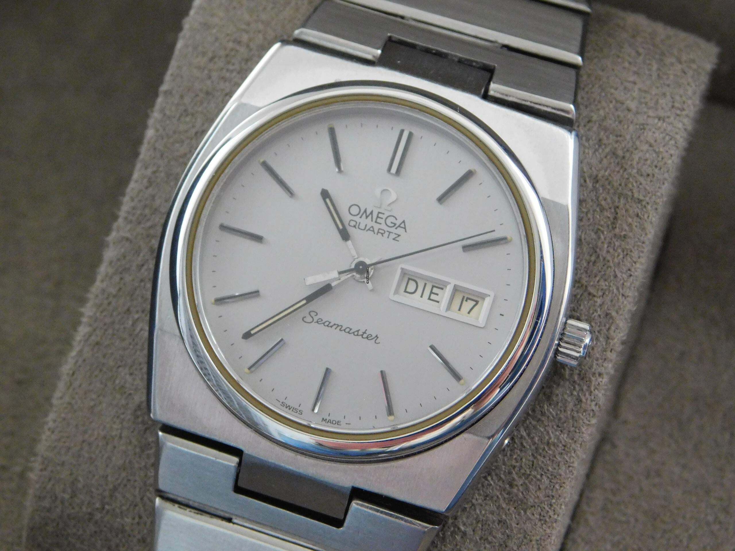 Thumbnail von Omega Seamaster Day Date 196.0089 Vintage mit original Stahlband seltene Seamaster mit dem original Stahlband volle Länge