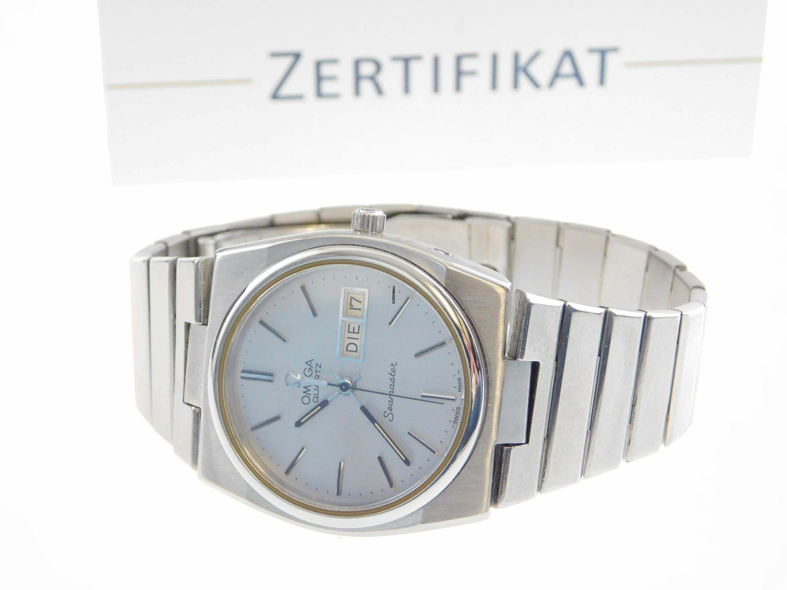 Thumbnail von Omega Seamaster Day Date 196.0089 Vintage mit original Stahlband seltene Seamaster mit dem original Stahlband volle Länge