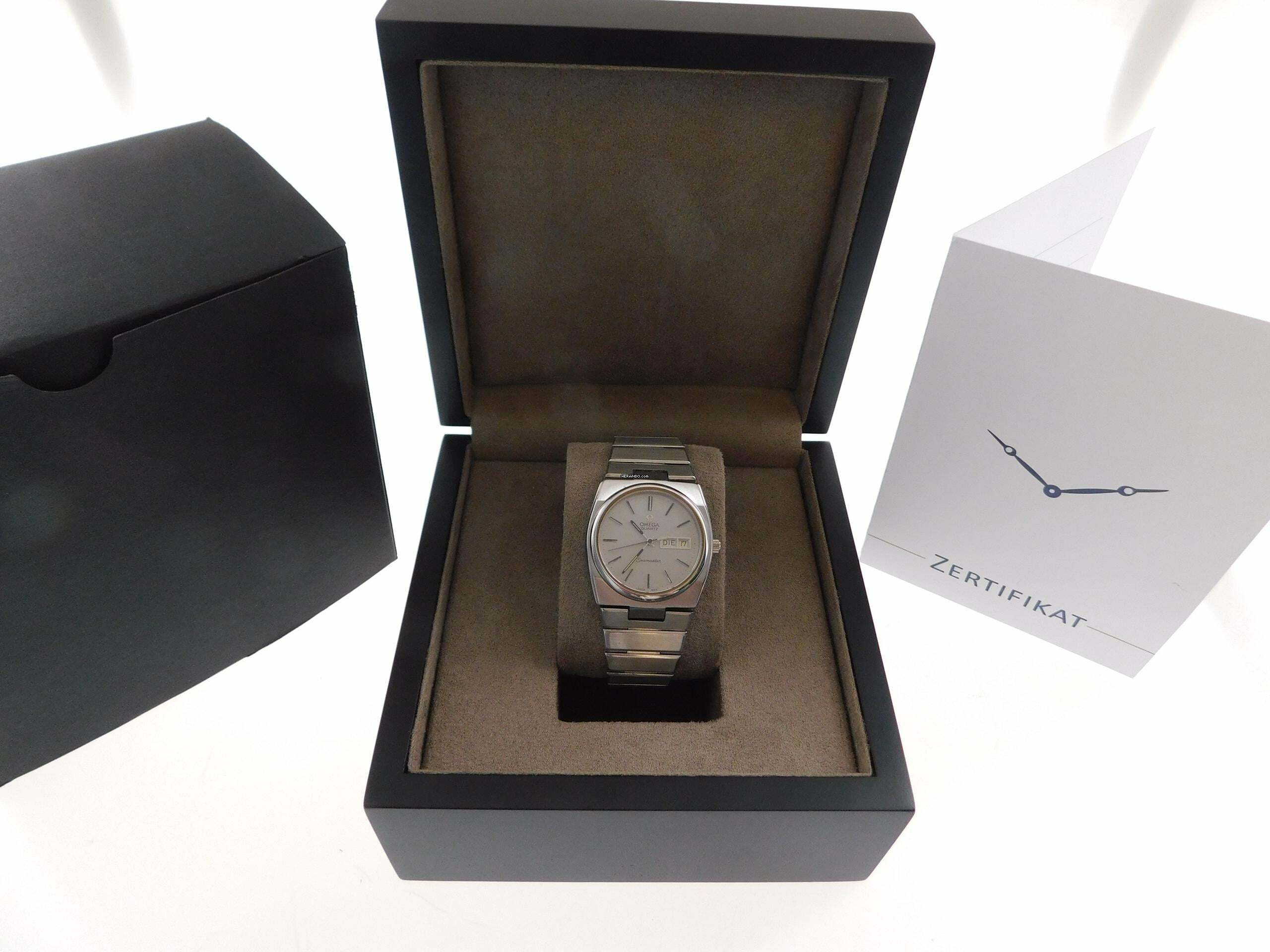 Omega Seamaster Day Date 196.0089 Vintage mit original Stahlband seltene Seamaster mit dem original Stahlband volle Länge