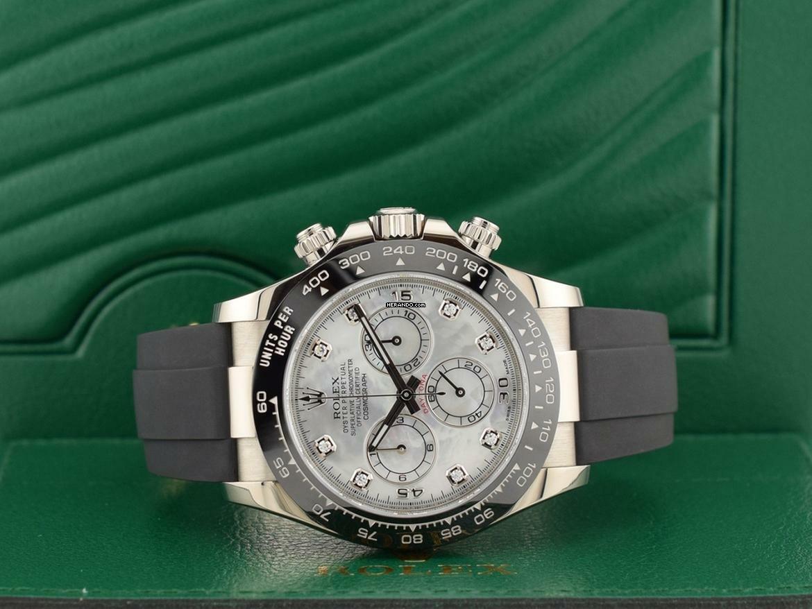 Thumbnail von Rolex Daytona Cosmograph Daytona 116519ln Mop Diamonds Dial - Like New 2020