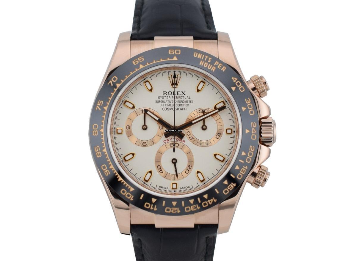 Thumbnail von Rolex Daytona Cosmograph Daytona 116515ln Ivory Dial Rose Gold - Full Set