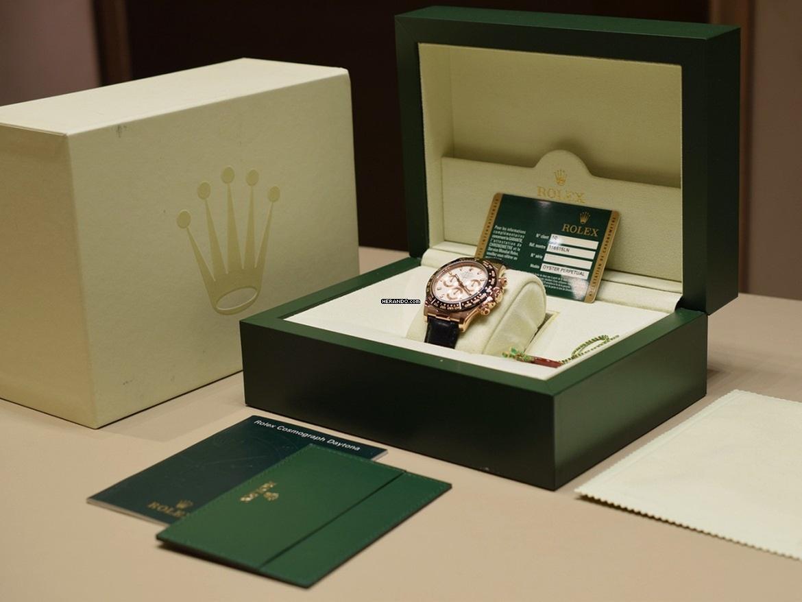Thumbnail von Rolex Daytona Cosmograph Daytona 116515ln Ivory Dial Rose Gold - Full Set