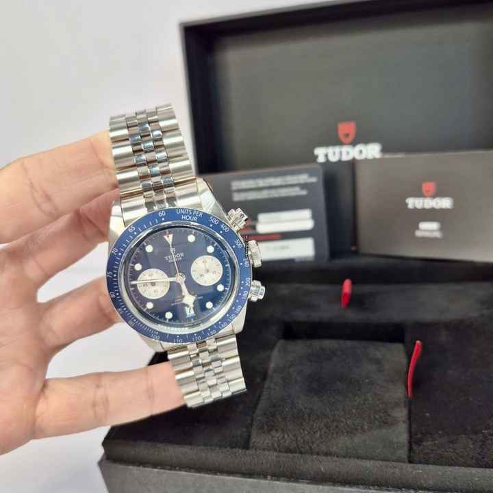  Tudor Black Bay Chrono Boutique Blue 41mm Automático Completo 