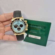 Thumbnail von Rolex Daytona Tiffany Ouro & Oysterflex 40mm Automático Completo