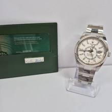 Thumbnail von Rolex Sky-Dweller Ouro Branco & Aço White Dial 42mm Completo