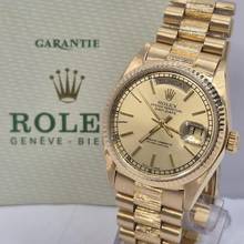 Thumbnail von Rolex Day-Date 36 36mm Presidente Bark Finish Full Gold Automático Completo