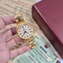 Thumbnail von Rolex Oyster Perpetual 34 1952 Oyster Perpetual Bubbleback 34mm Automático Ouro Rosé Completo
