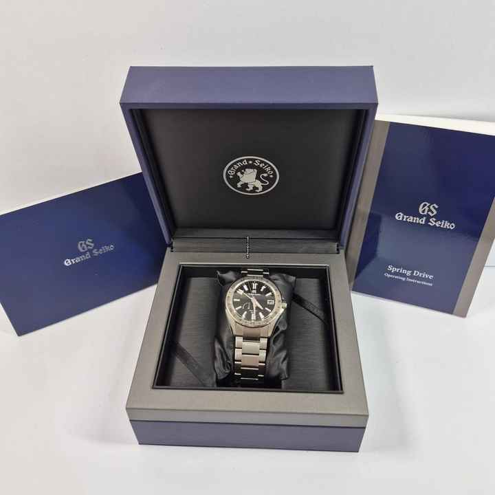  Grand Seiko Evolution 9 Collection GMT Spring Drive 41mm Titanium Completo 