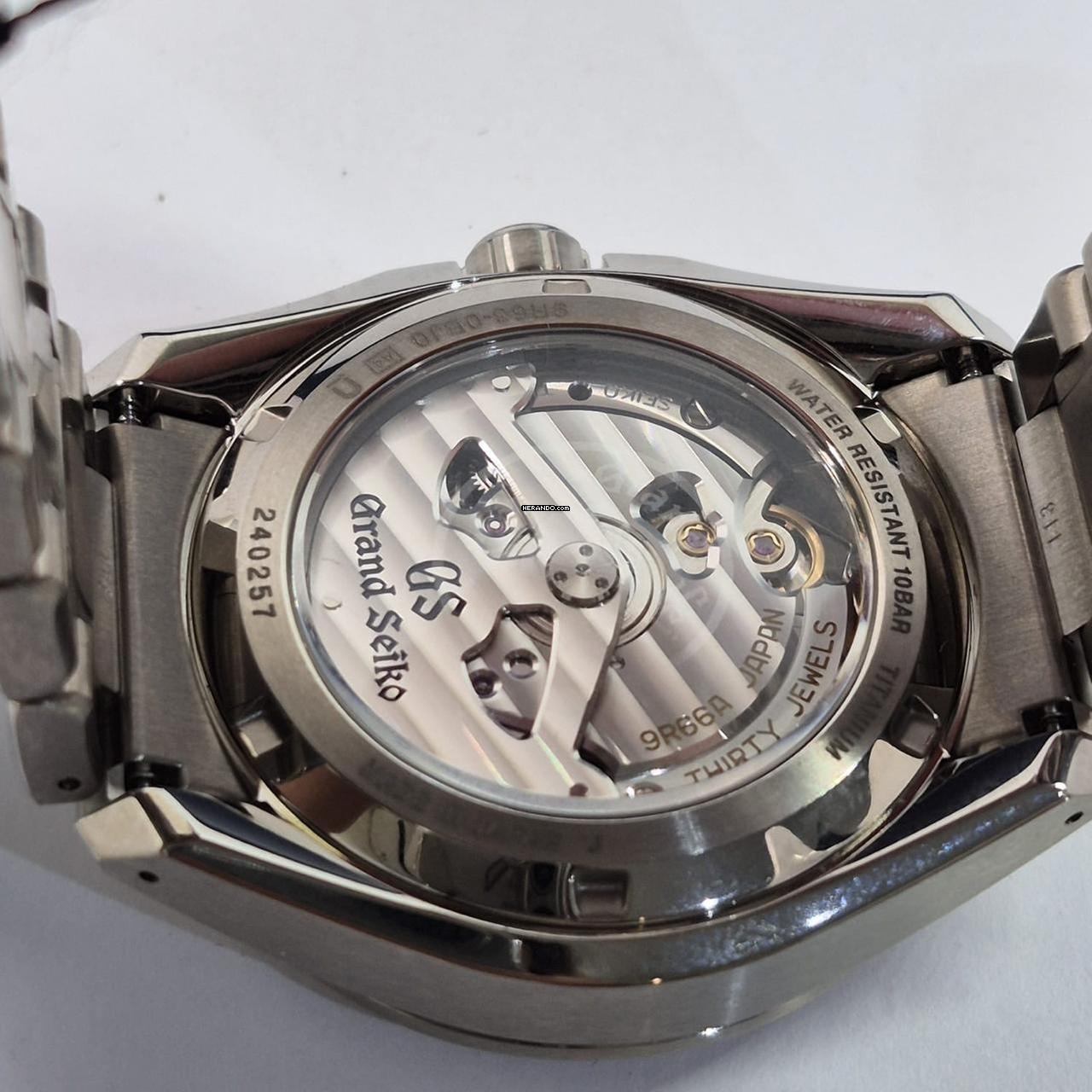 Thumbnail von Grand Seiko Evolution 9 Collection GMT Spring Drive 41mm Titanium Completo