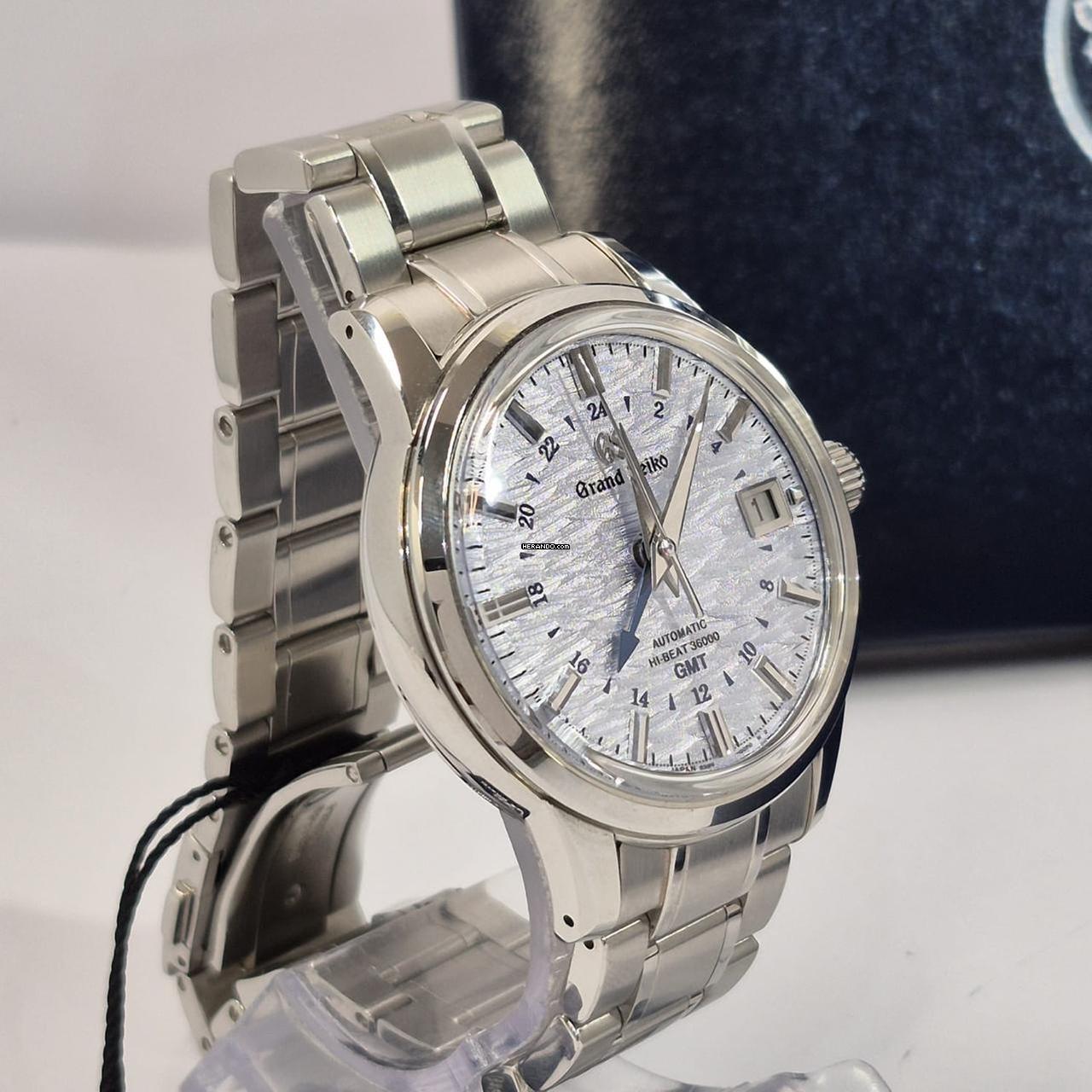 Thumbnail von Grand Seiko Elegance Collection 4-Seasons Summer Elegance GMT Hi-Beat 39.5mm Automático Completo