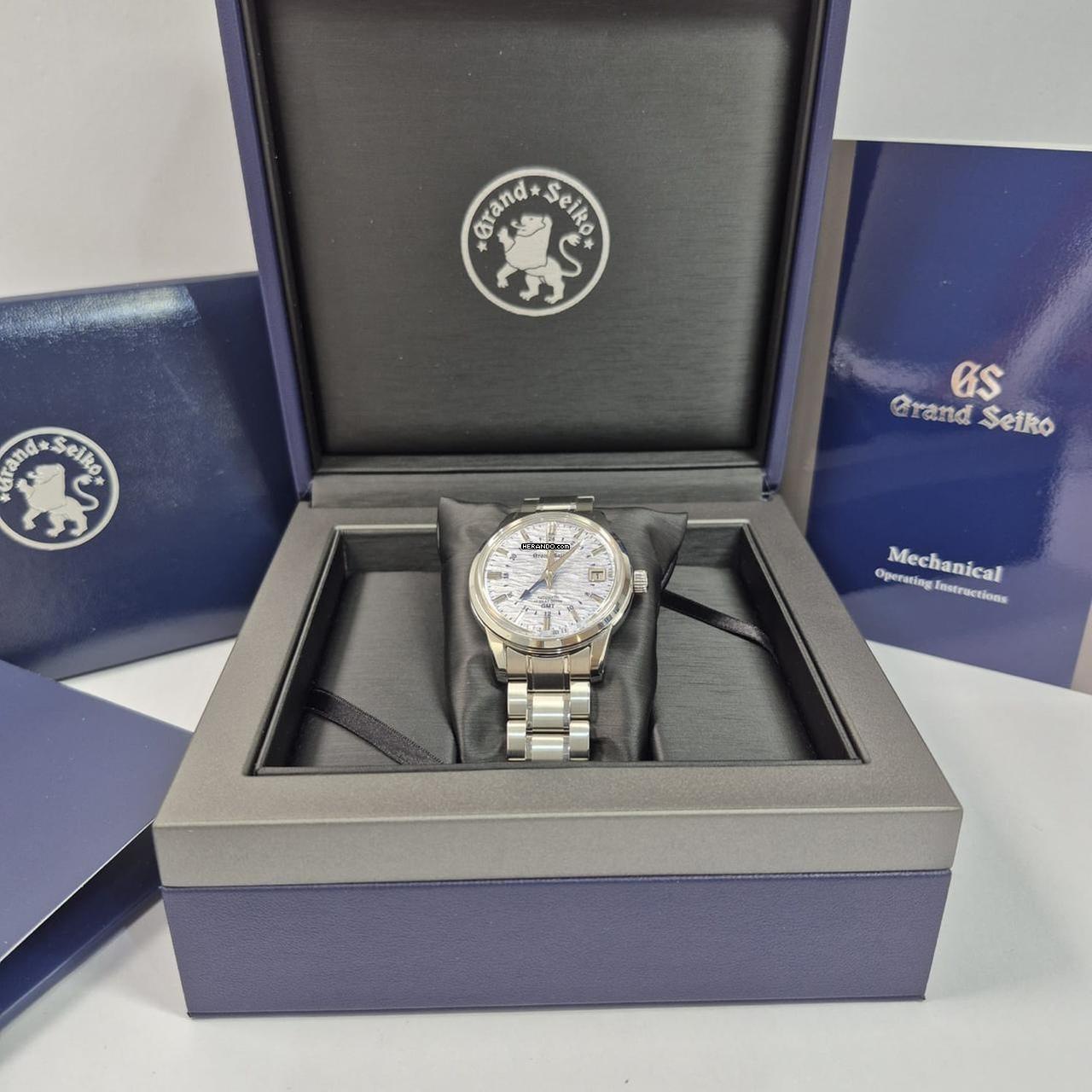 Thumbnail von Grand Seiko Elegance Collection 4-Seasons Summer Elegance GMT Hi-Beat 39.5mm Automático Completo