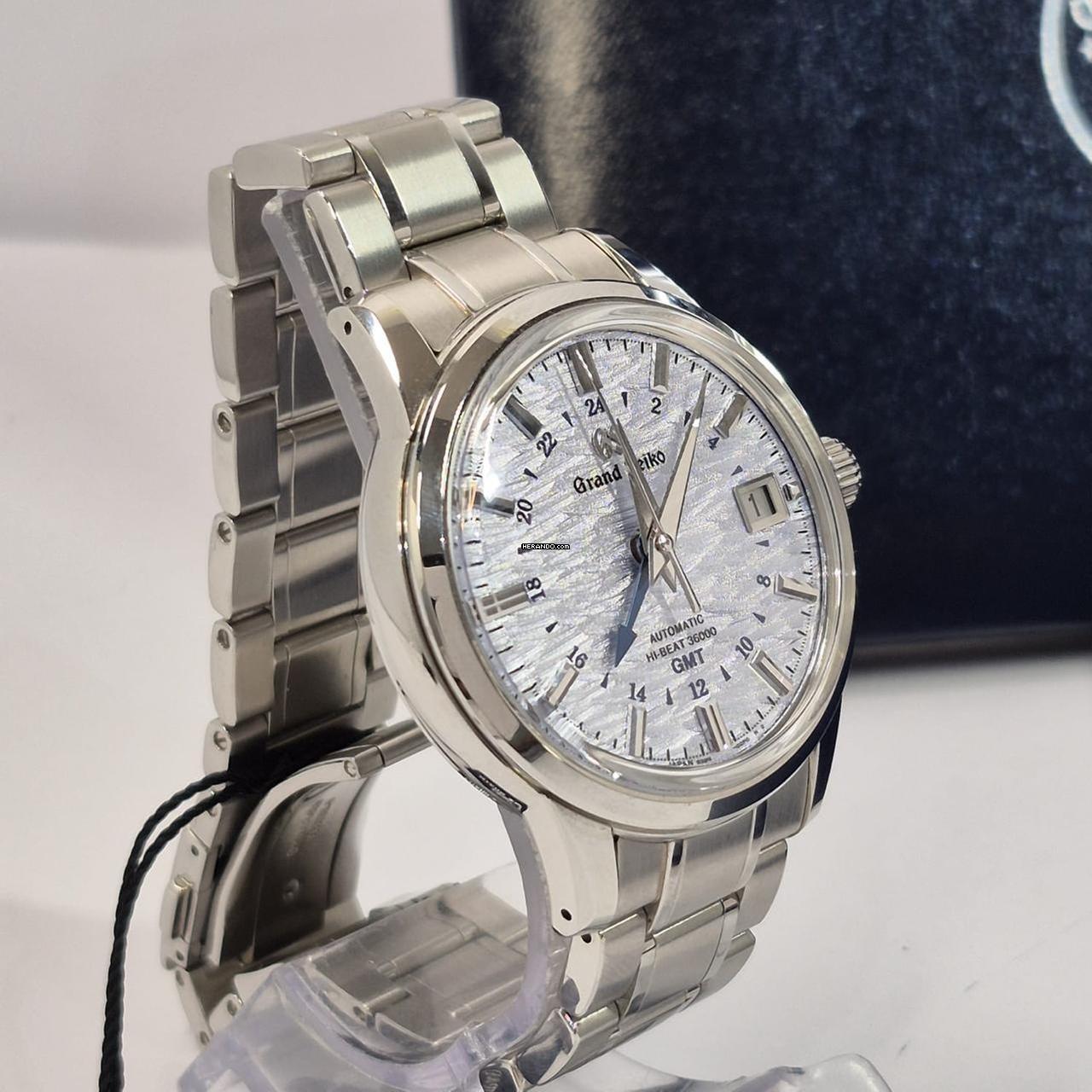 Thumbnail von Grand Seiko Elegance Collection 4-Seasons Summer Elegance GMT Hi-Beat 39.5mm Automático Completo