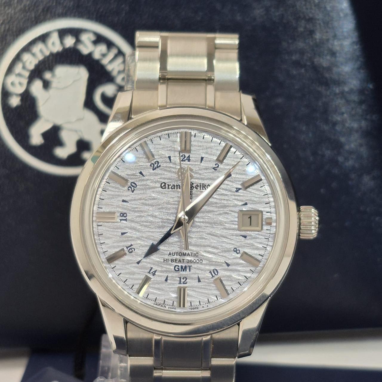 Thumbnail von Grand Seiko Elegance Collection 4-Seasons Summer Elegance GMT Hi-Beat 39.5mm Automático Completo