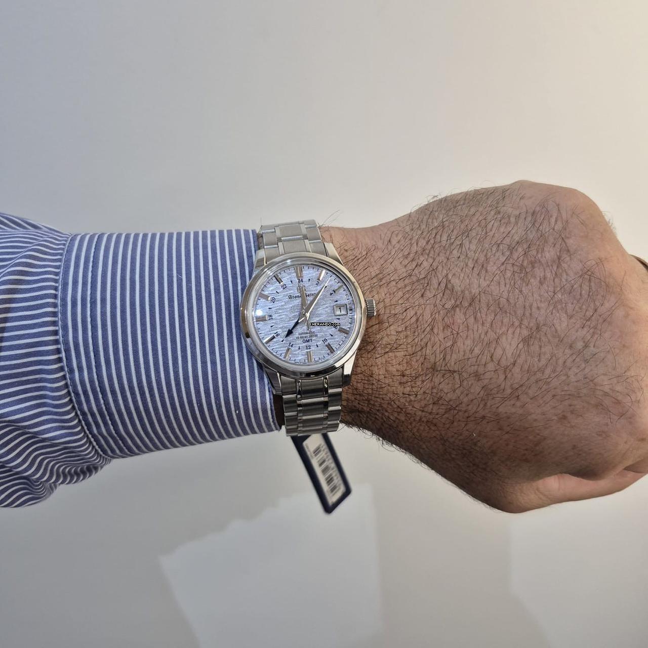 Thumbnail von Grand Seiko Elegance Collection 4-Seasons Summer Elegance GMT Hi-Beat 39.5mm Automático Completo