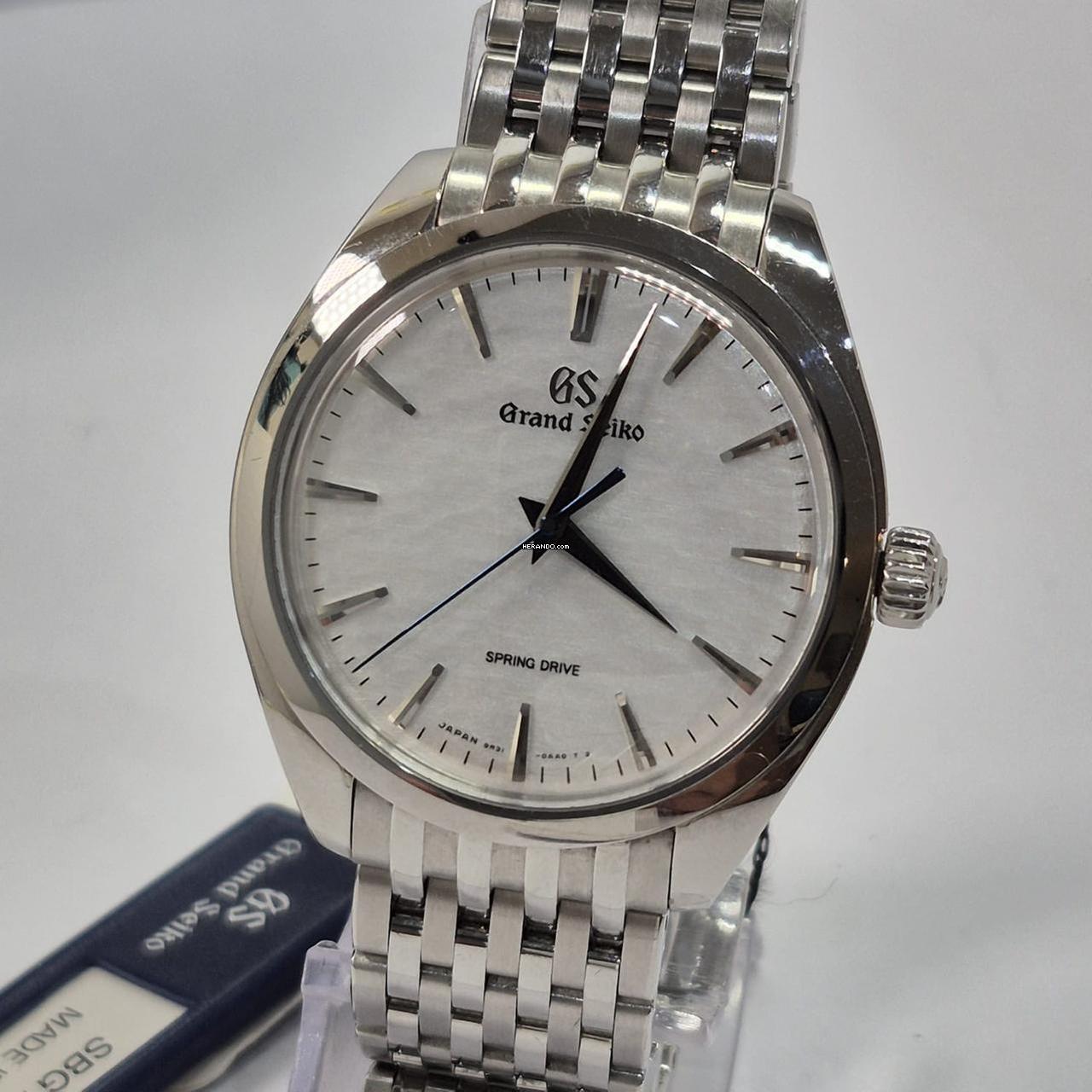 Thumbnail von Grand Seiko Elegance Collection Omiwatari Elegance 38mm Corda Spring Drive Completo