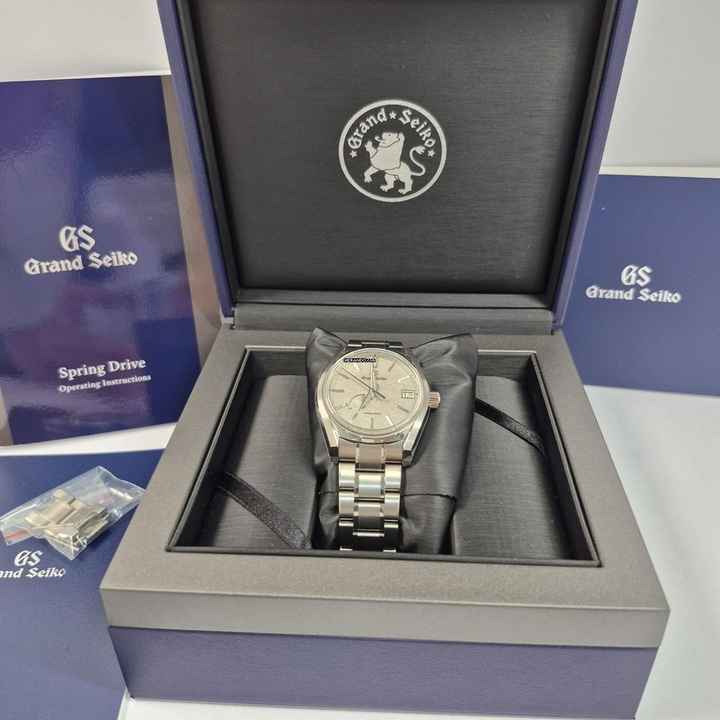  Grand Seiko Heritage Collection 4-Seasons Heavy Snow Spring Drive 40mm Titanium Completo 