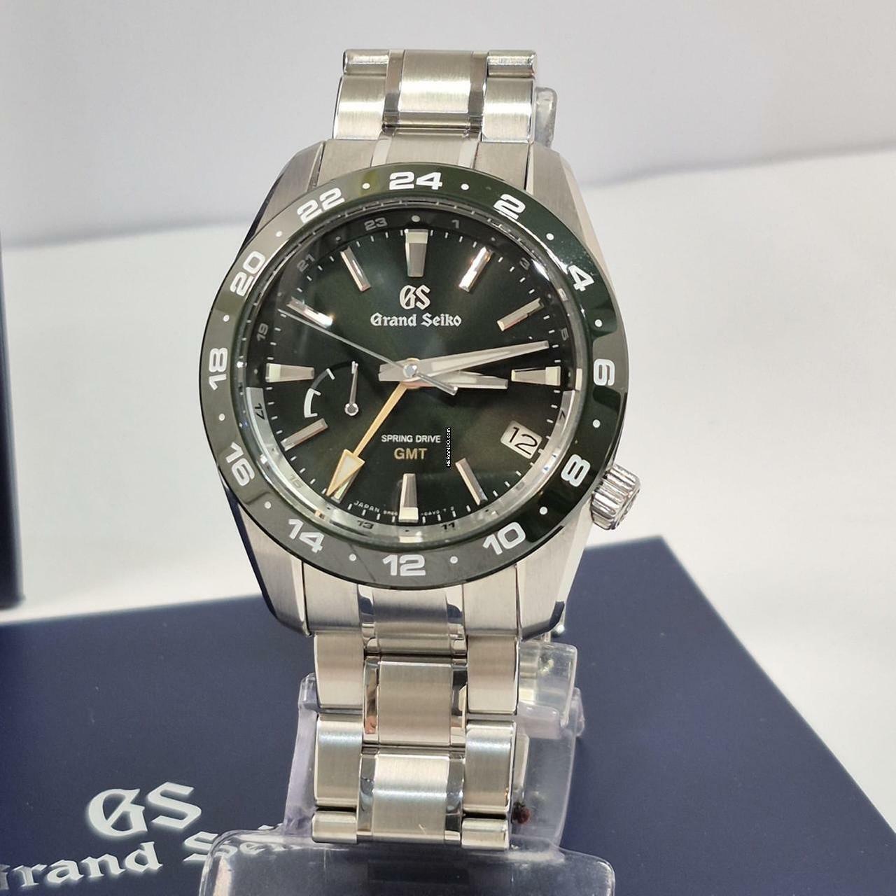 Thumbnail von Grand Seiko Sport Collection GMT Spring Drive 40mm Green Edition Automático Completo