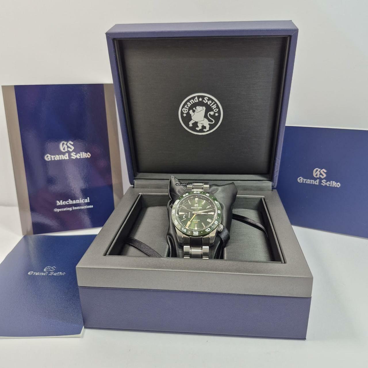 Thumbnail von Grand Seiko Sport Collection GMT Spring Drive 40mm Green Edition Automático Completo