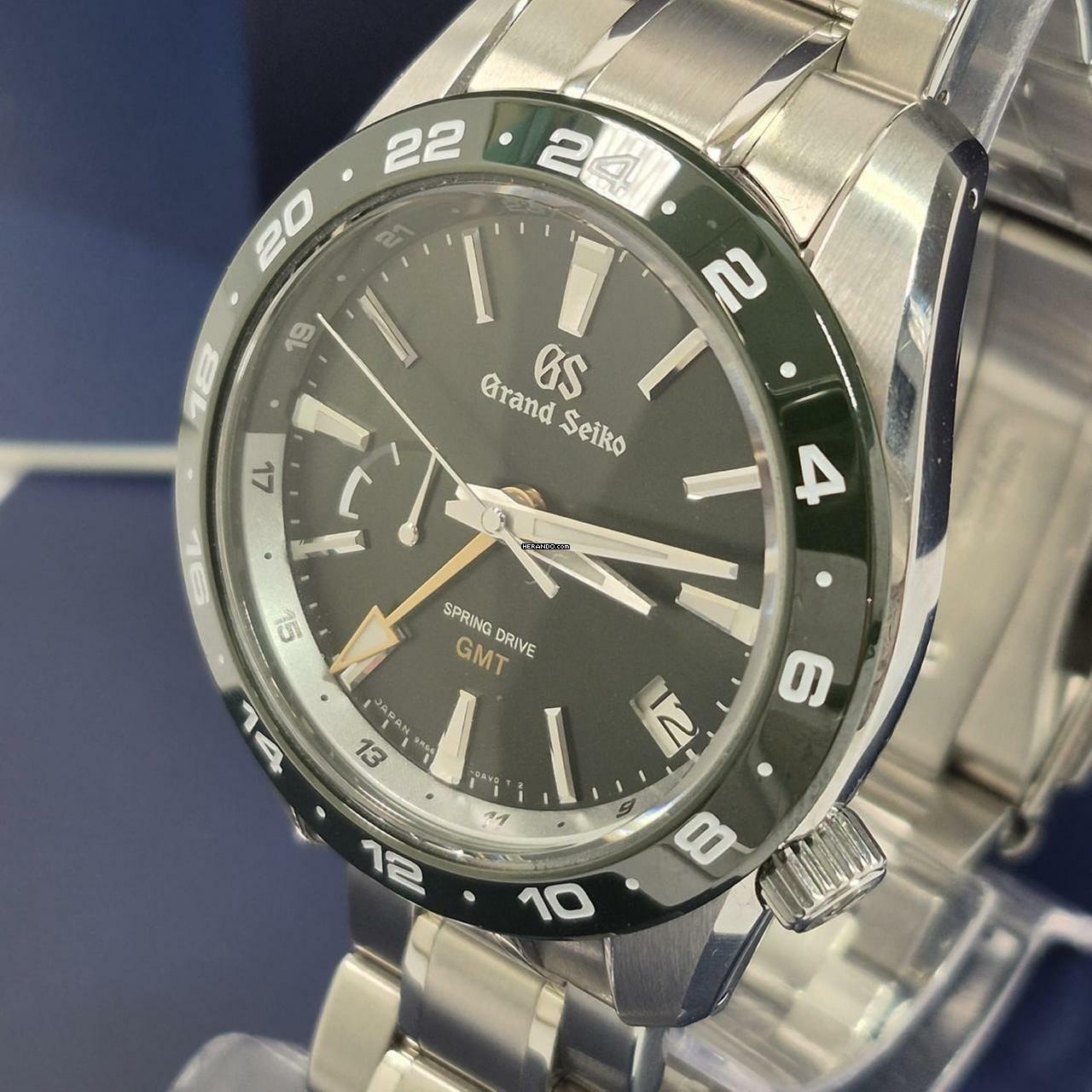 Thumbnail von Grand Seiko Sport Collection GMT Spring Drive 40mm Green Edition Automático Completo