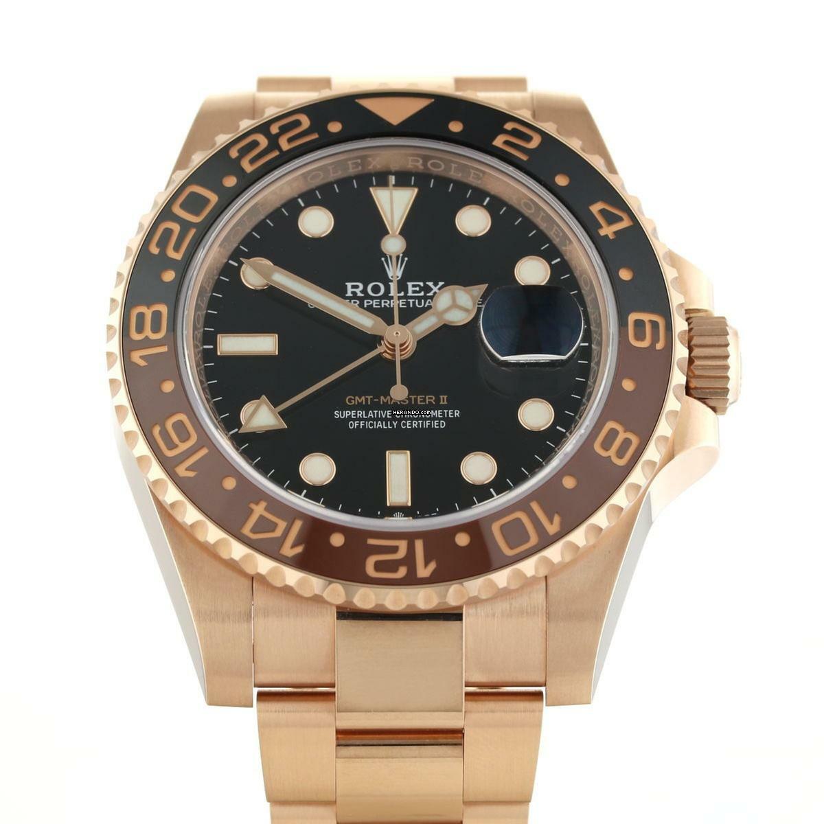 Rolex GMT-Master II Rootbeer Roségold Ref.126715CHNR