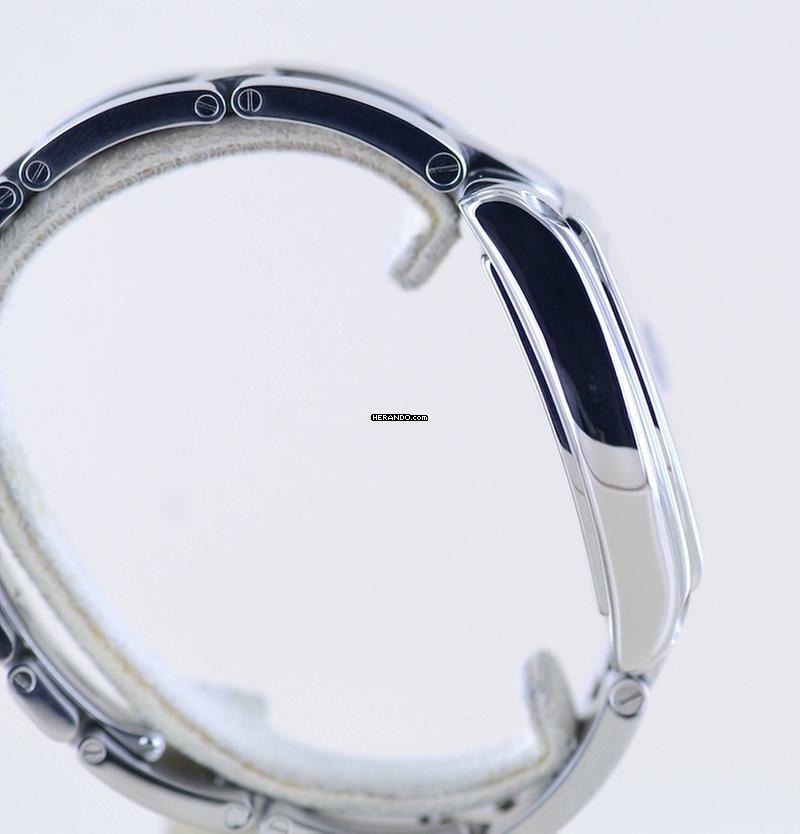 Thumbnail von Cartier Roadster Date black silver dial Automatik Sportlich Top Stahlband B+P