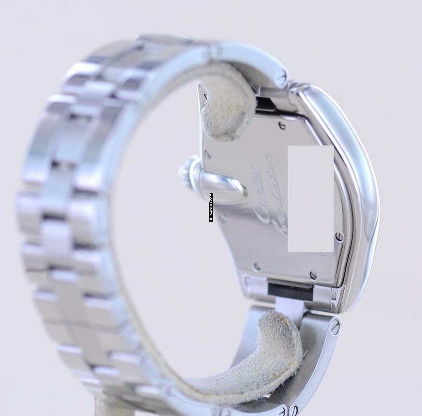 Thumbnail von Cartier Roadster Date black silver dial Automatik Sportlich Top Stahlband B+P