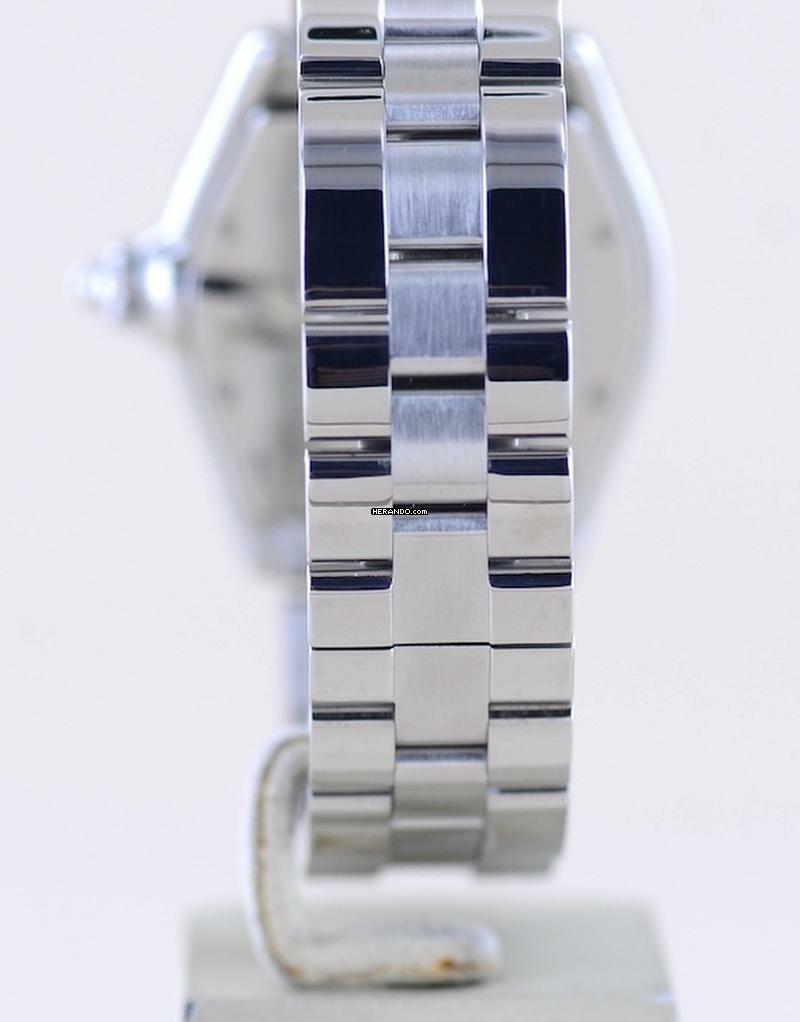 Thumbnail von Cartier Roadster Date black silver dial Automatik Sportlich Top Stahlband B+P