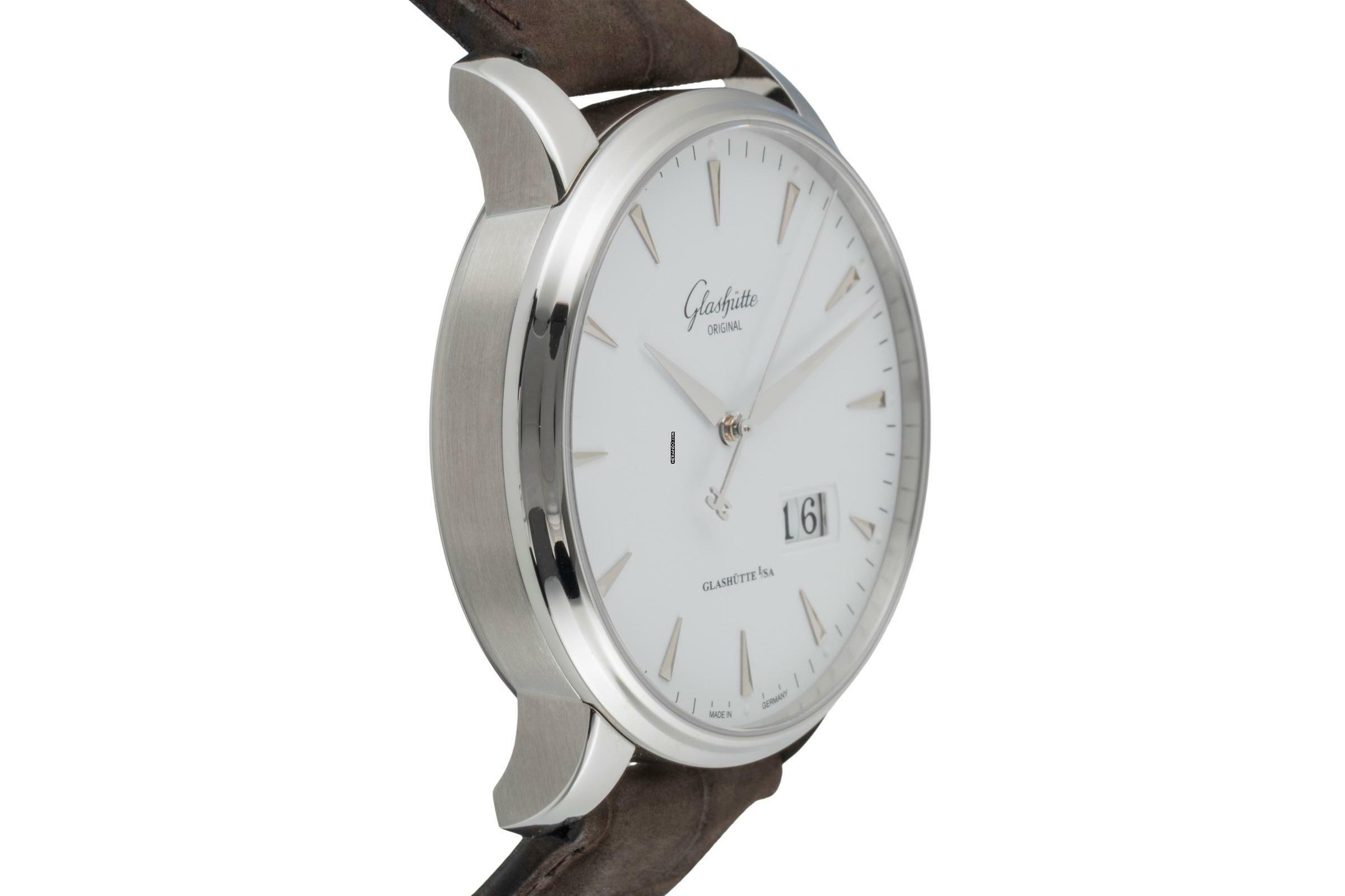 Thumbnail von Glashütte Original Senator Excellence Stahl Automatik Herrenuhr Ref. 1-36-03-05-02-51