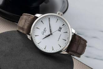 Thumbnail von Glashütte Original Senator Excellence Stahl Automatik Herrenuhr Ref. 1-36-03-05-02-51