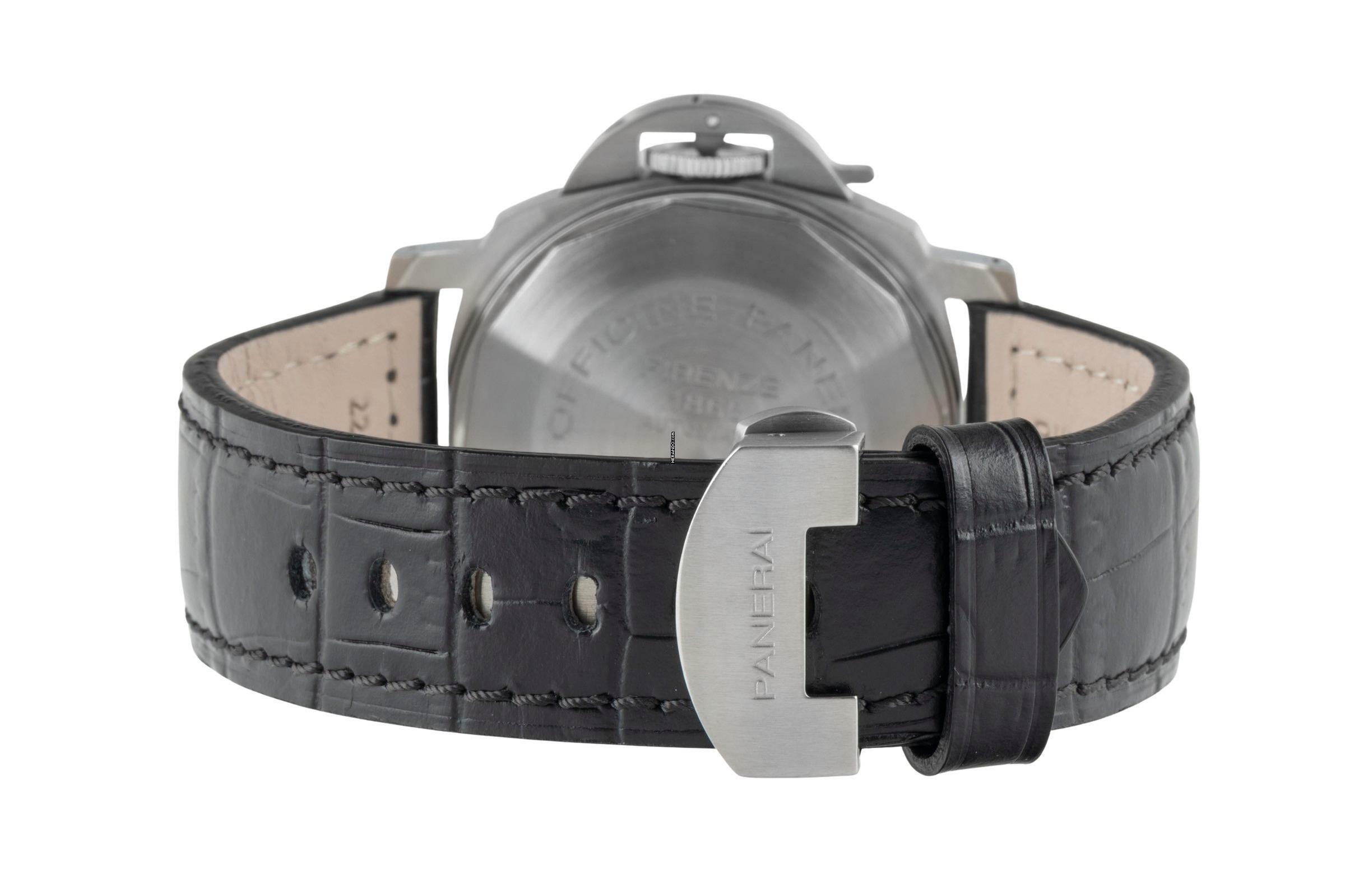 Thumbnail von Panerai Luminor Marina Automatic Stahl Automatik Herrenuhr Ref. PAM00048 B&P 2007