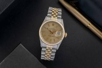 Thumbnail von Rolex Datejust 36 Oyster Perpetual Stahl / Gold Automatik Ref 16013 Klassiker