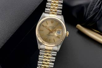 Thumbnail von Rolex Datejust 36 Oyster Perpetual Stahl / Gold Automatik Ref 16013 Klassiker